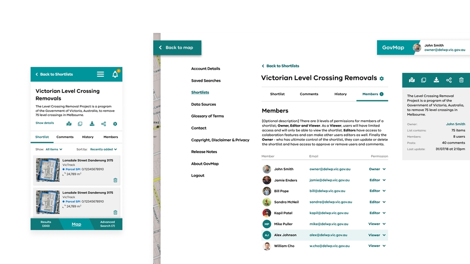 Making Government land information accessible and usable  Portable